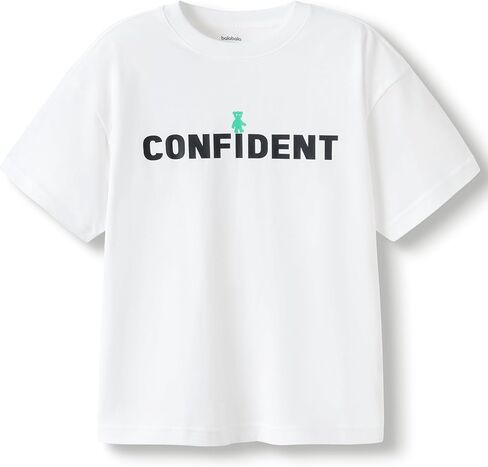 Balabala Boys Short Sleeve T Shirts Kids Fashion Casual Shirt Girls Letter Tee Shirts Teens Cotton Crew Neck Summer Tops in Saudi Arabia