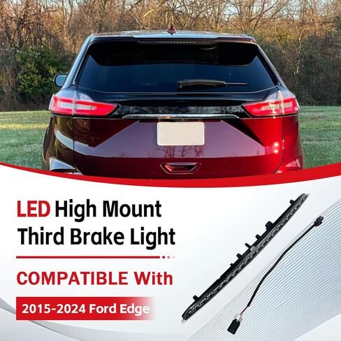 923-133 ضوء توقف عالي متوافق مع 2015-2024 Ford Edge LED مجموعة ضوء الفرامل الثالثة استبدال FT4Z13A613A ضوء الفرامل الثالث in Saudi Arabia