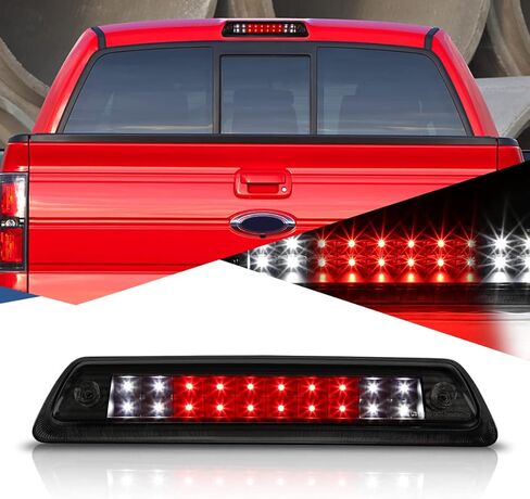 Auto Dynasty Dual Row Full LED 3rd Third Tail Brake Light with Cargo Lamp Compatible with 2009-2014 Ford F150 / 2010-2014 Lincoln Mark LT, Black Housing in Saudi Arabia