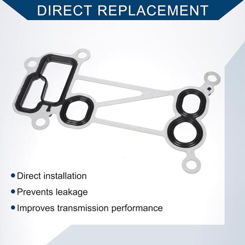 No.11428513448 Transmission Oil Pan Gasket for BMW E90 E92 F01 F02 E70 X5 X6/Engine Oil Filter Housing Gasket/Durable/1 Pcs/Black,Silver Tone in Saudi Arabia