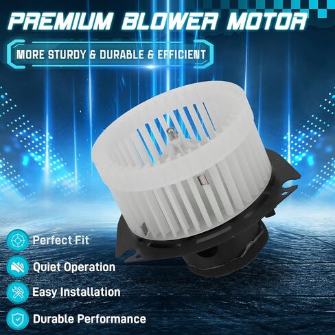 IRONTEK 700109 HVAC Blower Motor with Fan Cage Fit for Buick Rainier 2004-2007, for Chevy Trailblazer 2002-2005, for GMC Envoy 2002-2009, for Olds Bravada 2002-2004, for Saab 9-7x 2005-2007, 15-80185 in Saudi Arabia