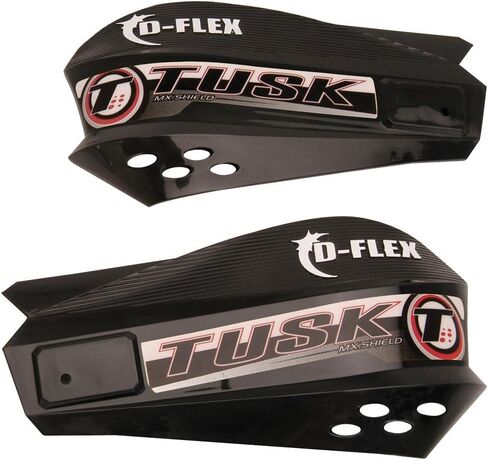 دروع يد بلاستيكية بديلة من Tusk MX D-Flex باللون الأسود in Saudi Arabia