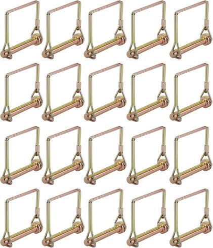 AuInn 5/16 بوصة × 2-1/4 بوصة دبوس قفل رمح سلك قفل دبوس وصلة الجرار (20) in Kuwait