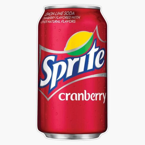 ملصق حائط من الفينيل لعلبة التوت البري من Sprite ملصق مضاد للماء للسيارة والكمبيوتر المحمول ملصق حائط لنافذة السيارة 5" in Saudi Arabia