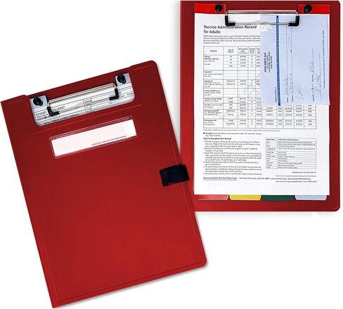 Carstens Paper Charting Toolkit with Privacy Clipboards (Set of 10), Including 5-Tab Blank Plastic Dividers, Divider Set Posts and ID Cards, Blue in Saudi Arabia