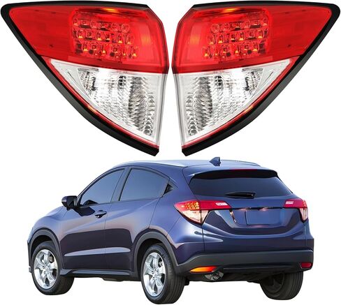 مجموعة مصابيح الذيل الجانبية للركاب متوافقة مع 2016 2017 2018 2019 2020 2021 2022 Honda HRV، الضوء الخلفي الأيمن، استبدال المصباح الخلفي الخارجي 33502T7SA01 33502T7WA31 HO2805109 HO2805119 in Saudi Arabia
