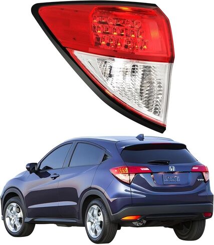 مجموعة مصابيح الذيل الجانبية للركاب متوافقة مع 2016 2017 2018 2019 2020 2021 2022 Honda HRV، الضوء الخلفي الأيمن، استبدال المصباح الخلفي الخارجي 33502T7SA01 33502T7WA31 HO2805109 HO2805119 in Saudi Arabia