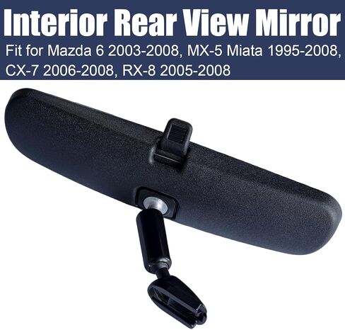 9.4" Interior Rear View Mirror Fit for Mazda 6 2003-2008, MX-5 Miata 1995-2008, CX-7 2006-2008, RX-8 2005-2008, HG82-69-220 in Kuwait