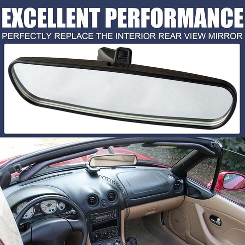 9.4" Interior Rear View Mirror Fit for Mazda 6 2003-2008, MX-5 Miata 1995-2008, CX-7 2006-2008, RX-8 2005-2008, HG82-69-220 in Kuwait