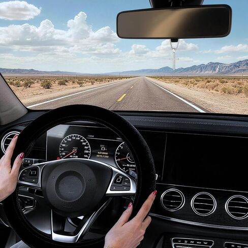 Cavalcade الصليب قلادة لسيارة مرآة الرؤية الخلفية ديكور السيارات الإيمان تميمة حجر الراين زخرفة دينية هدية المسيحية in Kuwait