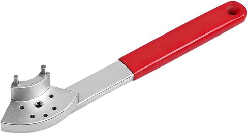 Car Tension Adjuster Pulley Wrench Tool, Vehicle Engine Timing Belt Tensioner Wrench Adjuster, Automotive Belt Tensioner Pulley Spanner, Universal for SUV Automobile Truck (Red) in Saudi Arabia