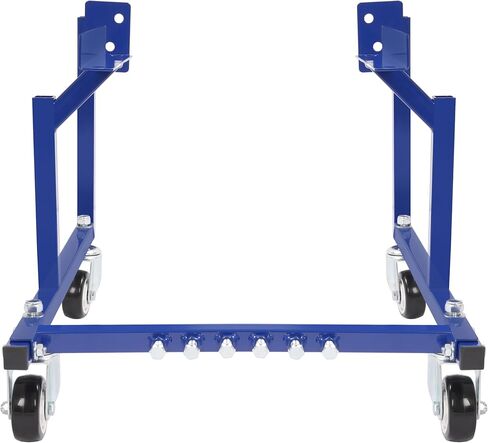 Engine Cradle Stand w/Wheels Compatible with Ford Small Block 1000 LBS Steel Powder Coated - Dark Blue in Saudi Arabia
