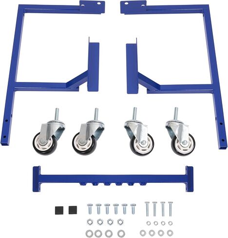Engine Cradle Stand w/Wheels Compatible with Ford Small Block 1000 LBS Steel Powder Coated - Dark Blue in Saudi Arabia