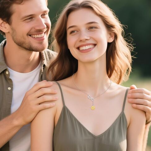 Sunflower Necklace for Women 925 Sterling Silver Sunflower Infinity Symbol Jewelry Pendant Birthday Gifts for Her in Saudi Arabia