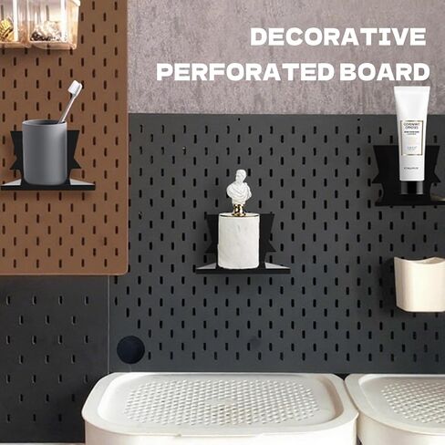 أرفف أكريليك للجدار - أرفف عائمة صغيرة مع شاشة مغناطيسية لشخصيات ليغو وفانكو بوب وأنيمي - منظم شفاف للحمام أو غرفة النوم أو غرفة المعيشة أو المطبخ (5 عبوات سوداء) in Kuwait