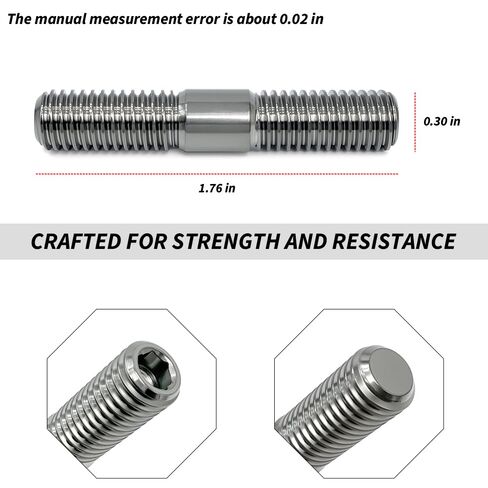 Titanium Stud Bolt Gaskets Kit Compatible with Commander 800 800R 1000 1000R, Outlander 400 450 500 570 650 800(R), Renegade 500 570, Defender Maverick in Saudi Arabia