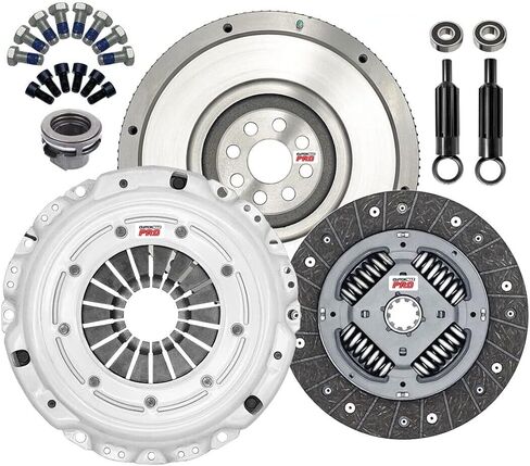 ClutchMaxPRO Heavy Duty OEM Clutch Kit with Flywheel Compatible with 1991-1998 BMW 318i 318is 1995-1999 318ti 1996-1999 Z3 1.8L 1.9L E30 E36 M42 M44 (CP03128HDFW-CK) in Saudi Arabia
