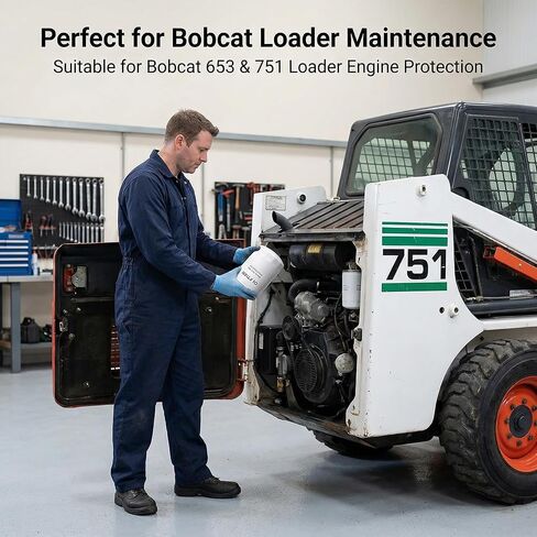 فلتر زيت المحرك 6661011 متوافق مع لوادر Bobcat 653 751. بديل لـ Baldwin B7167 CARQUEST 96421 Fleetguard LF3624 HASTINGS LF648 Sofima S3293R UFI 2329300 in Kuwait