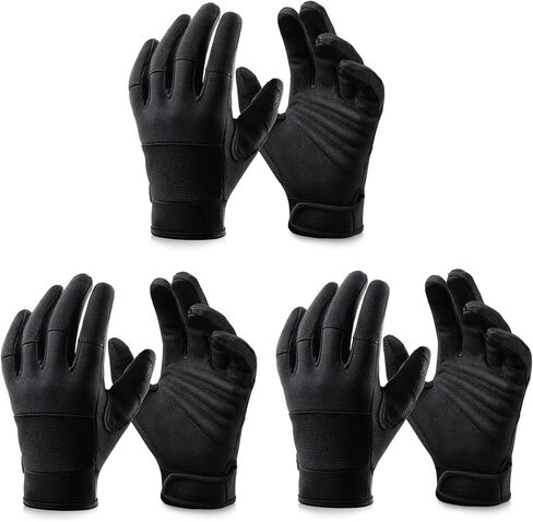 OZERO Work Gloves for Men Women: Mechanic Glove Touchscreen Firm Grip Dexterity Light Duty Gloves for Gardening Construction in Kuwait