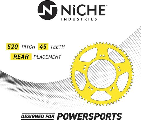 NICHE 520 Front 16T Rear 45T Drive Sprocket Kit for 2001-2005 Suzuki GSXR600 in Kuwait
