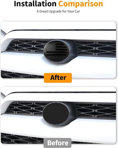 for Toyota Series Black Front Grill Emblem Badge Logo Overlay Cover Trim, 6×4.2 inches Fit for Toyota 4Runner/Camry/RAV4/Corolla/Tacoma/Highlander Grill Emblem Decoration in Saudi Arabia