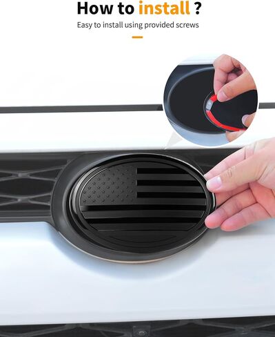 for Toyota Series Black Front Grill Emblem Badge Logo Overlay Cover Trim, 6×4.2 inches Fit for Toyota 4Runner/Camry/RAV4/Corolla/Tacoma/Highlander Grill Emblem Decoration in Saudi Arabia