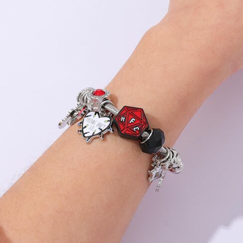 Stranger TV Bracelets, Halloween Cosplay Character Stylish Jewelry, Stranger Merch Thing Gifts for Teens and Adults Birthday Party Favors in Saudi Arabia