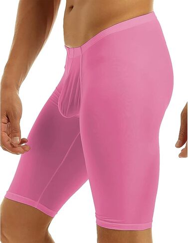شورت رجالي بطبقة أساسية ضاغطة لصالة الألعاب الرياضية وكمال الأجسام واليوجا والسباحة وبنطلون كابريس ضيق in Kuwait