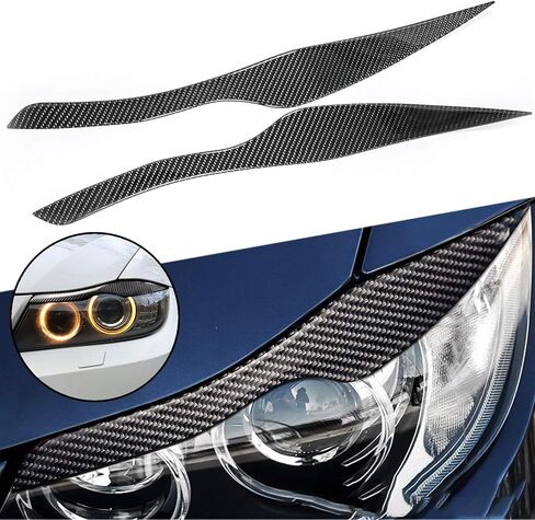 ملصق xotic tech للحواجب الأمامية والجفن من ألياف الكربون متوافق مع BMW F10 5 Series 2010-2016 (لن يناسب طراز GT) in Kuwait