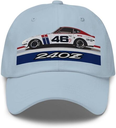 Datsun 240Z Dad Hat – Racing Livery Vintage Japanese Sports Car Cotton Twill Cap with Adjustable Strap in Saudi Arabia