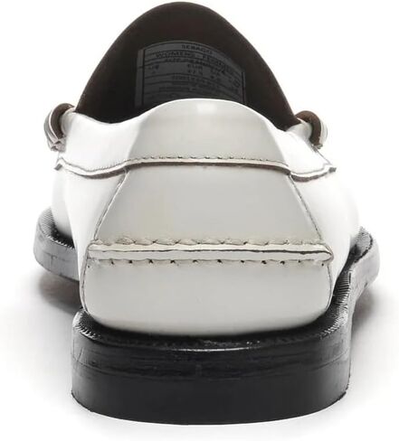 حذاء Sebago النسائي الكلاسيكي Dan Pigment Mocassin - جلد محبب مصحح، بطانة جورب جلدية، نعل جلدي طبيعي in Kuwait