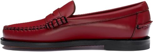 حذاء Sebago النسائي الكلاسيكي Dan Pigment Mocassin - جلد محبب مصحح، بطانة جورب جلدية، نعل جلدي طبيعي in Kuwait