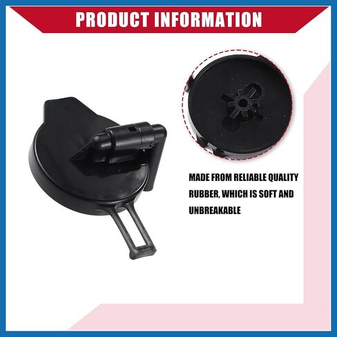 No.164710A030 / Engine Coolant Expansion Tank Cap for Toyota Sienna 2004-2010 / Durable/Plastic / 1 Set/Black Item Replacement in Saudi Arabia