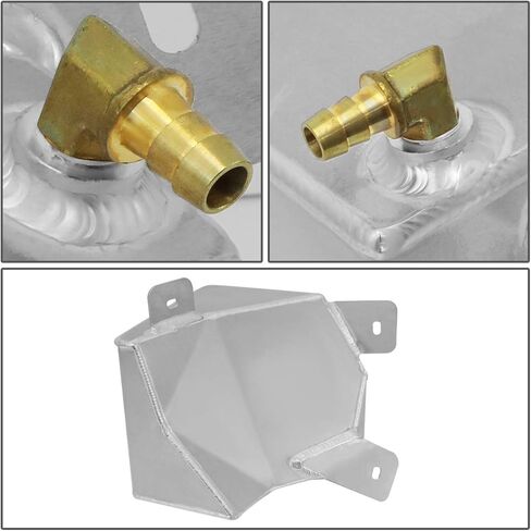 Auto Dynasty Aluminum Radiator Coolant Expansion Overflow Tank Reservoir Compatible with Chevy Camaro Pontiac Firebird 5.0L 5.7L 1982-1992 in Saudi Arabia