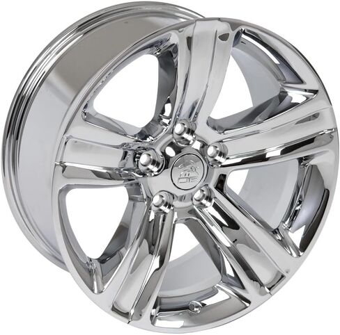 OE Wheels DG65 20 Inch Rims and Tires Fit Ram 1500 Style 5x139.7 20x9 Chrome - Hollander 2453 - TS-37 AT 275/55-20 (Set of 4) in Saudi Arabia