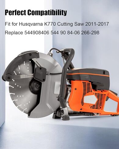 حزام محرك 544908406 متوافق مع مناشير القطع Husqvarna K770 2011-2017 Stens 266-298 حزام بديل، حزام متعدد مضلع Type32 13/16 بوصة * 1/2 بوصة in Saudi Arabia
