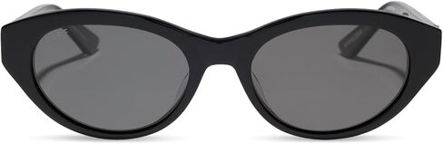 DIFF | Yellowstone Sunglasses Teeter Oval Sunglasses for Women | UV400 Polarized Protection | Classic Black + Grey in Saudi Arabia