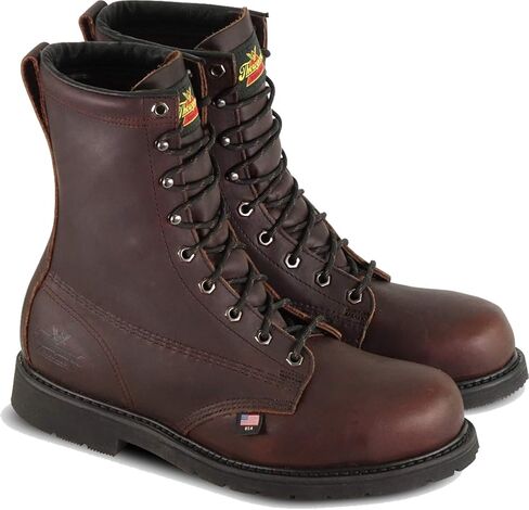 Thorogood 804-3233 Men's Oil Rigger 8" Safety Toe Boot, Black Walnut - 14 D(M) US in Saudi Arabia