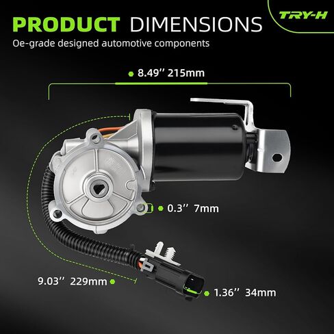 600-908 Transfer Case Shift Motor Compatible with Chevrolet Tahoe/Silverado/Suburban Cadillac Escalade for GMC Sierra Yukon Ram 1500/2500/3500/4500/5500 Hummer H2 Replace 68089746AA 88984528 19168728 in Saudi Arabia