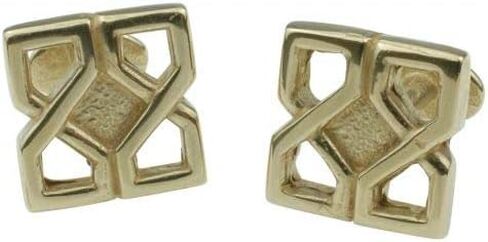 Celtic Design 8th Wedding Anniversary Solid Bronze Cufflinks (tg004-b) in Saudi Arabia