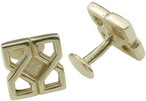 Celtic Design 8th Wedding Anniversary Solid Bronze Cufflinks (tg004-b) in Saudi Arabia
