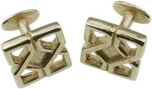 Celtic Design 8th Wedding Anniversary Solid Bronze Cufflinks (tg004-b) in Saudi Arabia