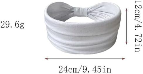 10pcs Sweatbands for Women Ultra-Wide Breathable Headband Elastic Sweat-Absorbing Headbands for Yoga Fitness Sport Running in Saudi Arabia