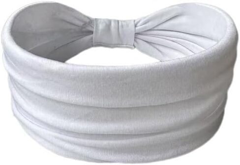 10pcs Sweatbands for Women Ultra-Wide Breathable Headband Elastic Sweat-Absorbing Headbands for Yoga Fitness Sport Running in Saudi Arabia