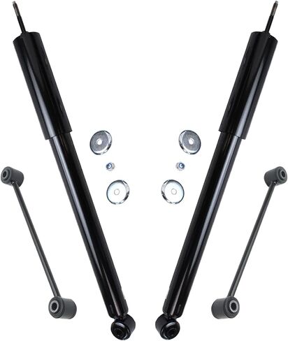 ديترويت المحور - قضبان التأثير الخلفية للصدمات RWD لـ 2006-2019 دودج تشارجر، 05-19 كرايسلر 300، 11-19 تشالنجر كاملة 2 ممتص الصدمات 2 قضبان التأثير للصدمات البديلة in Kuwait