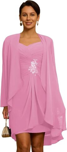 Mother of The Bride Dresses with Jacket Applique Sequin Laces Mother of The Groom Dresses in Saudi Arabia