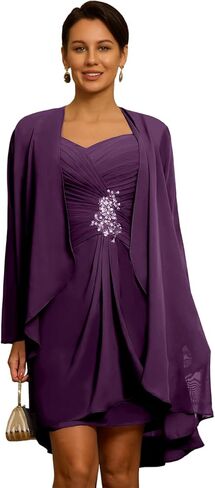 Mother of The Bride Dresses with Jacket Applique Sequin Laces Mother of The Groom Dresses in Saudi Arabia