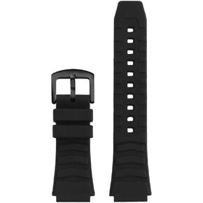 متوافق مع كاسيو MWA-100H، MWD-100H، GST-B300 حزام سيليكون نايلون مقاوم للماء للرجال - 25 * 20 ملم in Kuwait