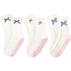 3 أزواج من الجوارب البيلاتيس اللطيفة للنساء ذات القوس المكشكش غير القابلة للانزلاق لليوجا، وباري، حافي القدمين in Kuwait