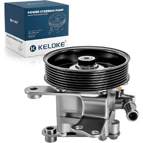 KELOKE Power Steering Pump, with Pulley, Compatible with Nissan 2007-2012 Altima, 2009-2014 Maxima, 2009-2014 Murano, V6 3.5L Gas Engine Only, Replace# 21-5485, 9900751 in Kuwait